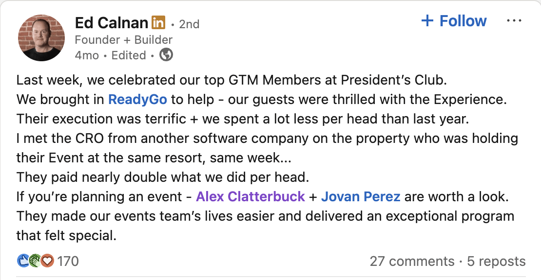 LinkedIn post