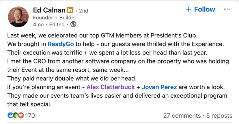 LinkedIn post